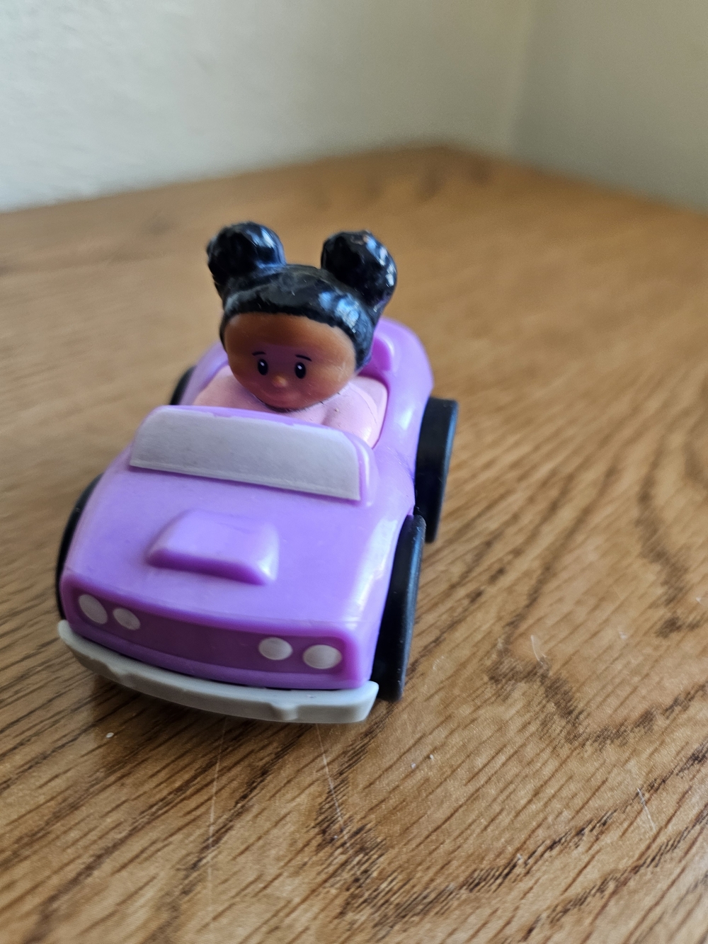 4/$10 Fisher Price Little People Toy Purple Car Dark Girl Mattel 2014